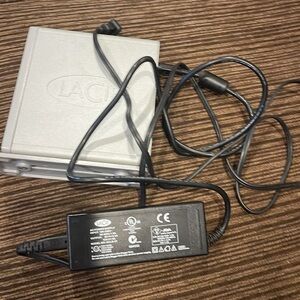 LaCie Ltd 500gb for portable EXTERNAL HARD DISK with charger